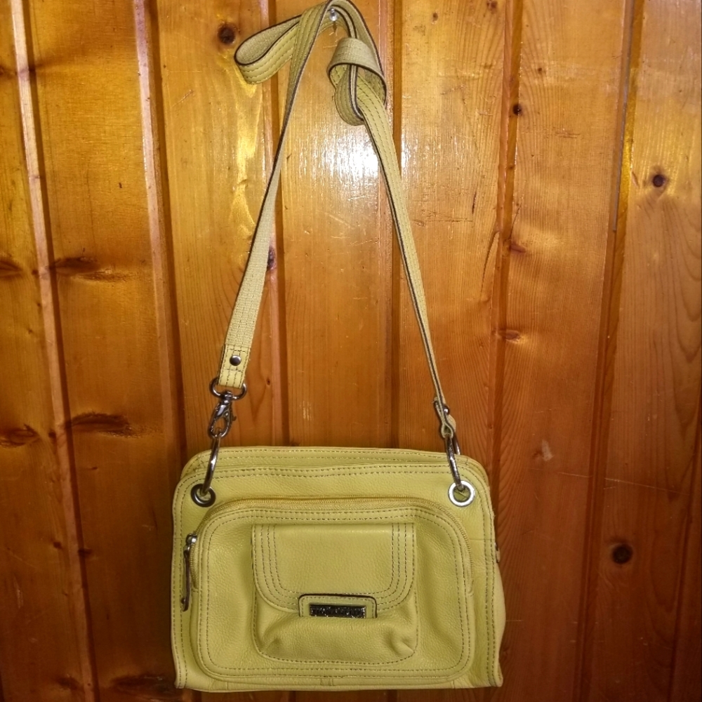 TIGNANELLO WOMENS SMALL YELLOW CROSSBODY BAG